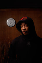 "PLAID HERITAGE" HOODIE BLACK