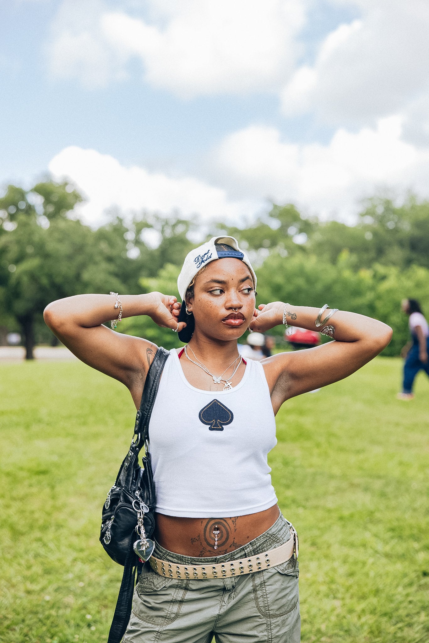 DENiM Crop Tank