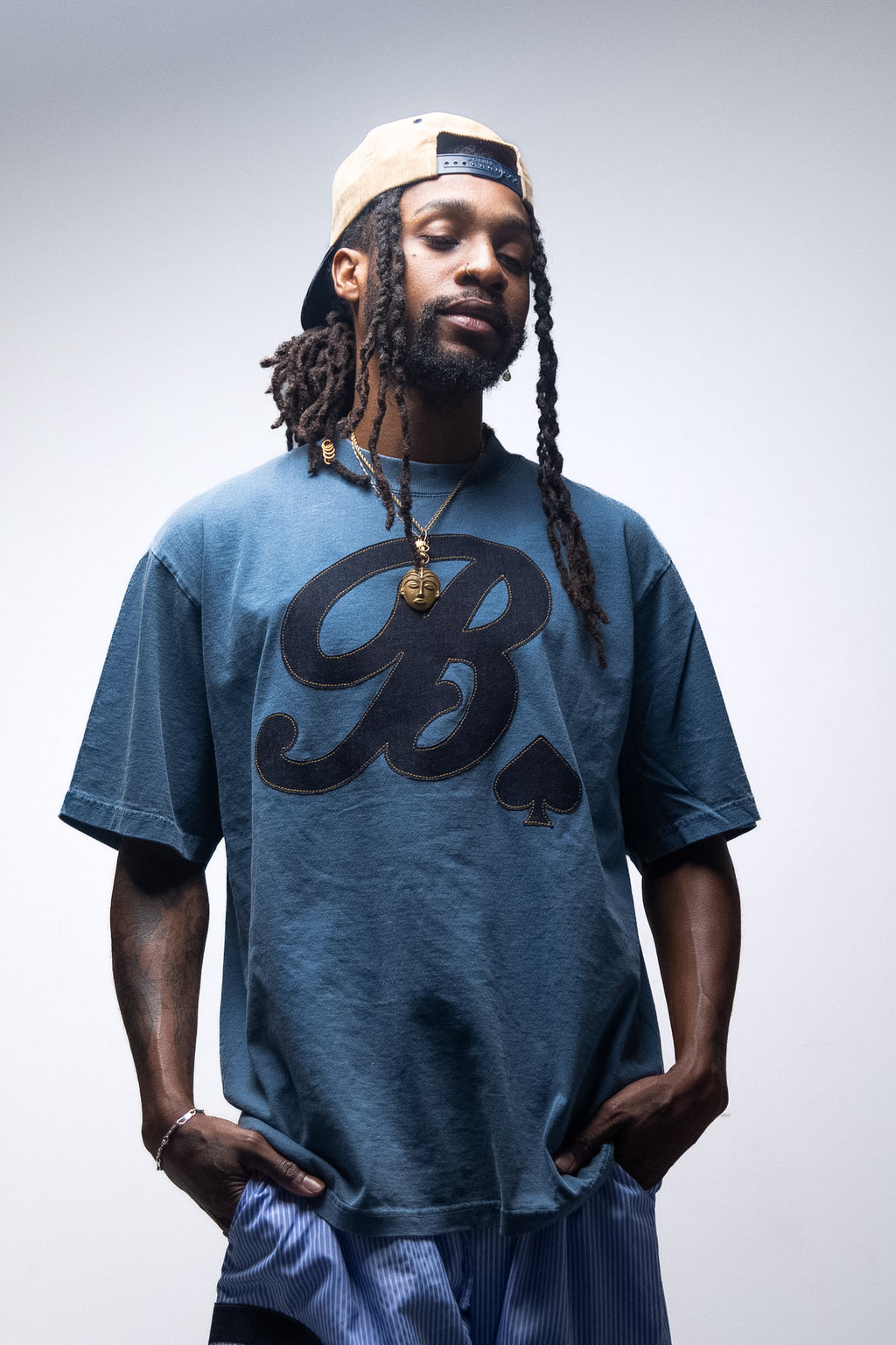 DENiM Heritage Tee (Washed Denim)