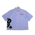 Pinstripe Button Up Blue
