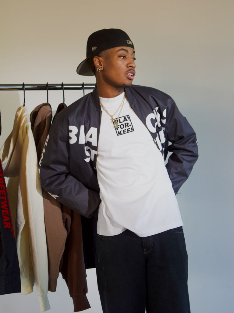 "FRAGMENT" BOMBER JACKET