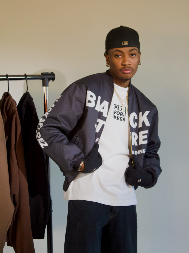 "FRAGMENT" BOMBER JACKET