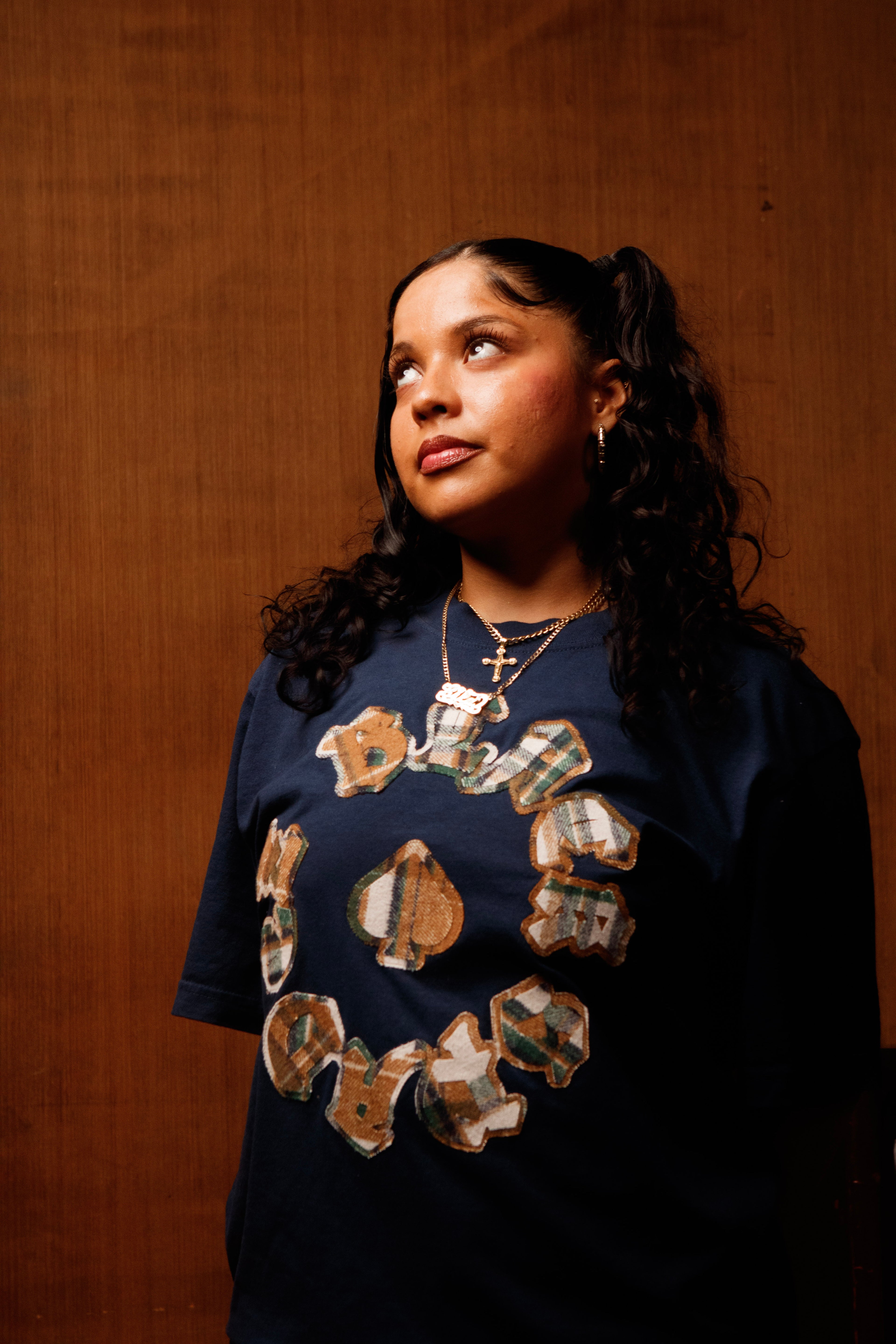 "PLAID HERITAGE" LEGACY Navy Tee