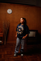 "PLAID HERITAGE" LEGACY Navy Tee