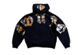 "PLAID HERITAGE" HOODIE NAVY
