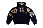 "PLAID HERITAGE" HOODIE NAVY