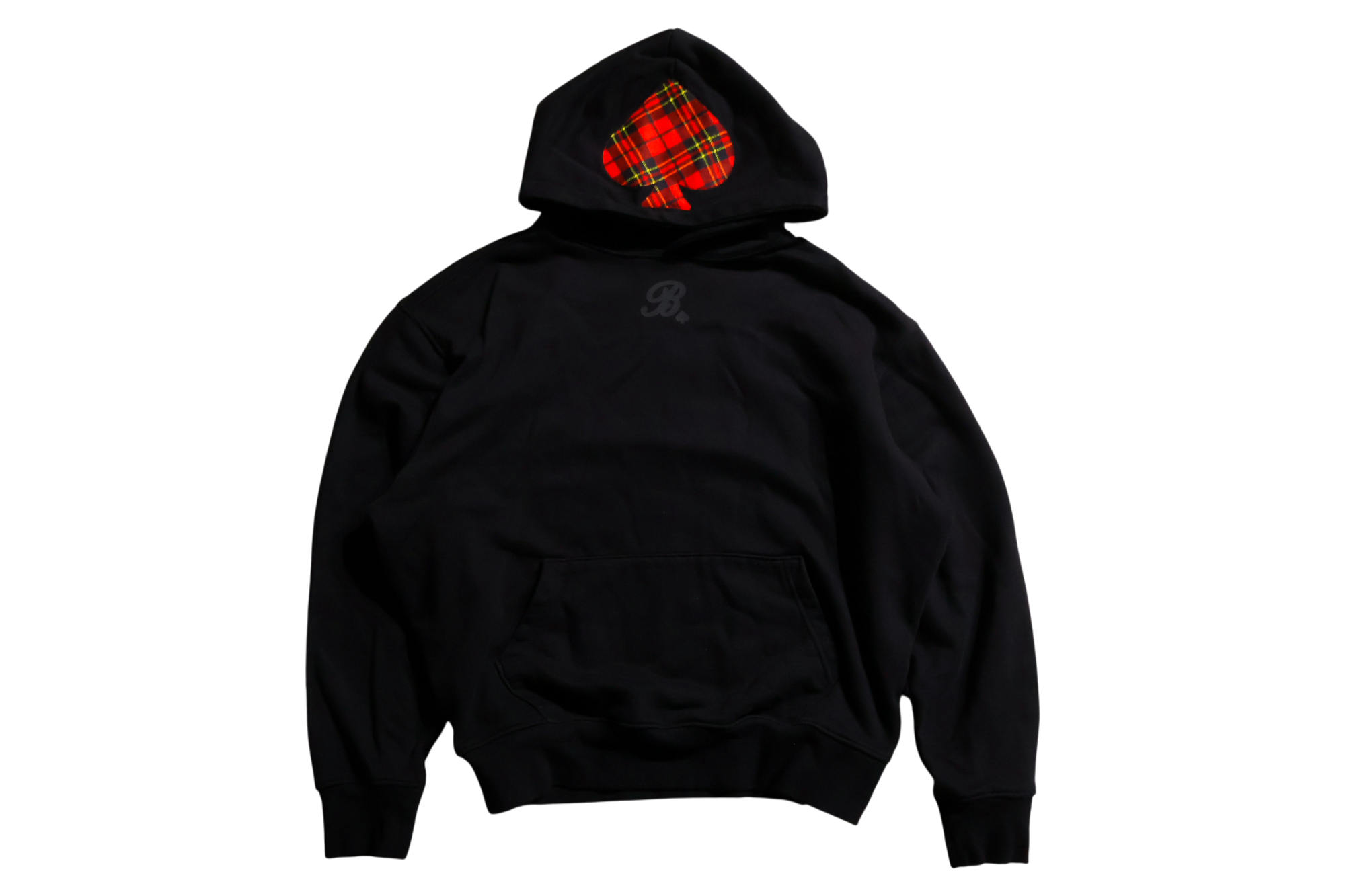 "PLAID HERITAGE" HOODIE BLACK
