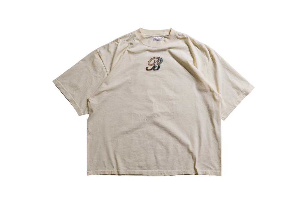 "PLAID HERITAGE" CREAM TEE