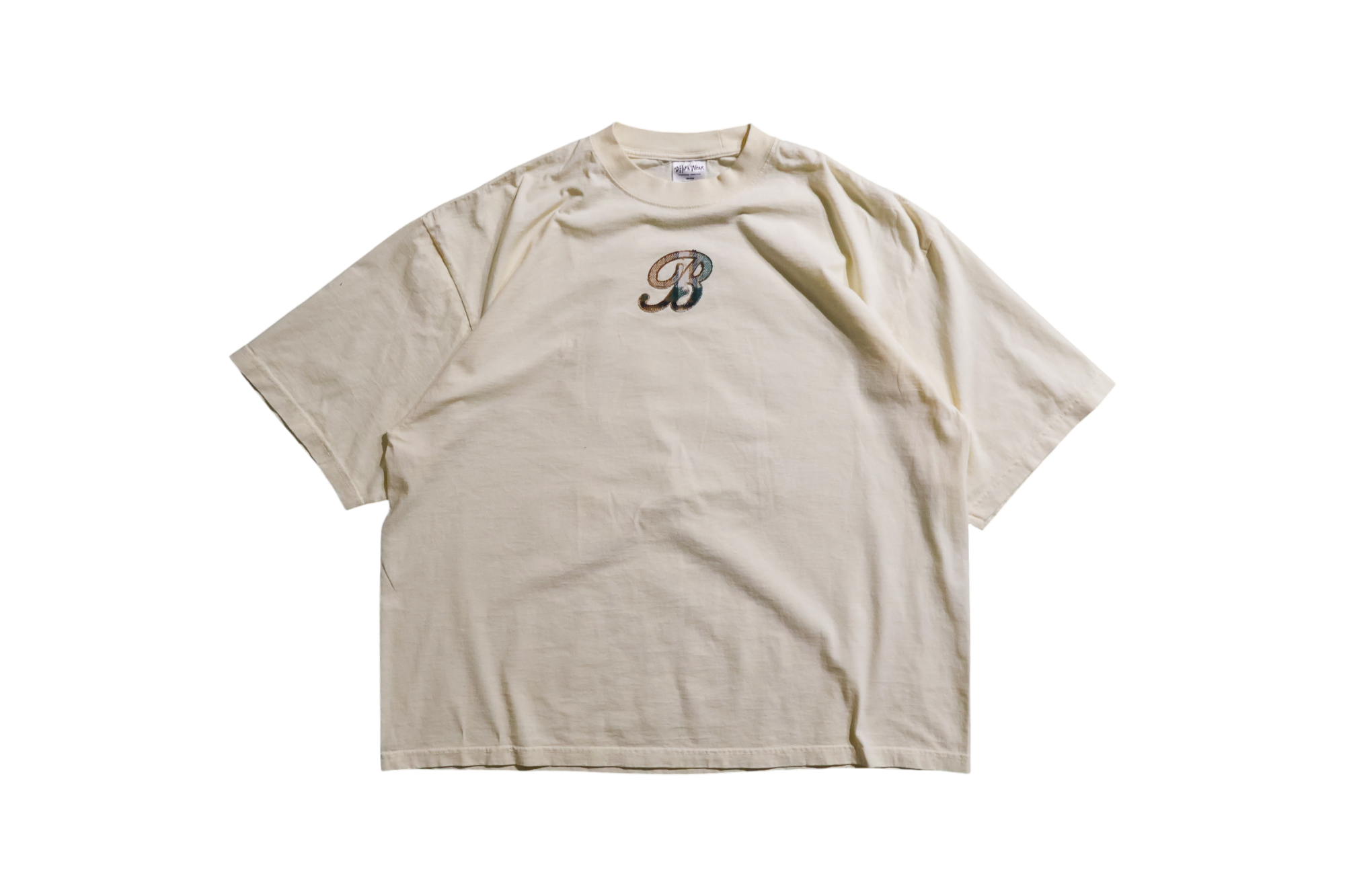 "PLAID HERITAGE" CREAM TEE