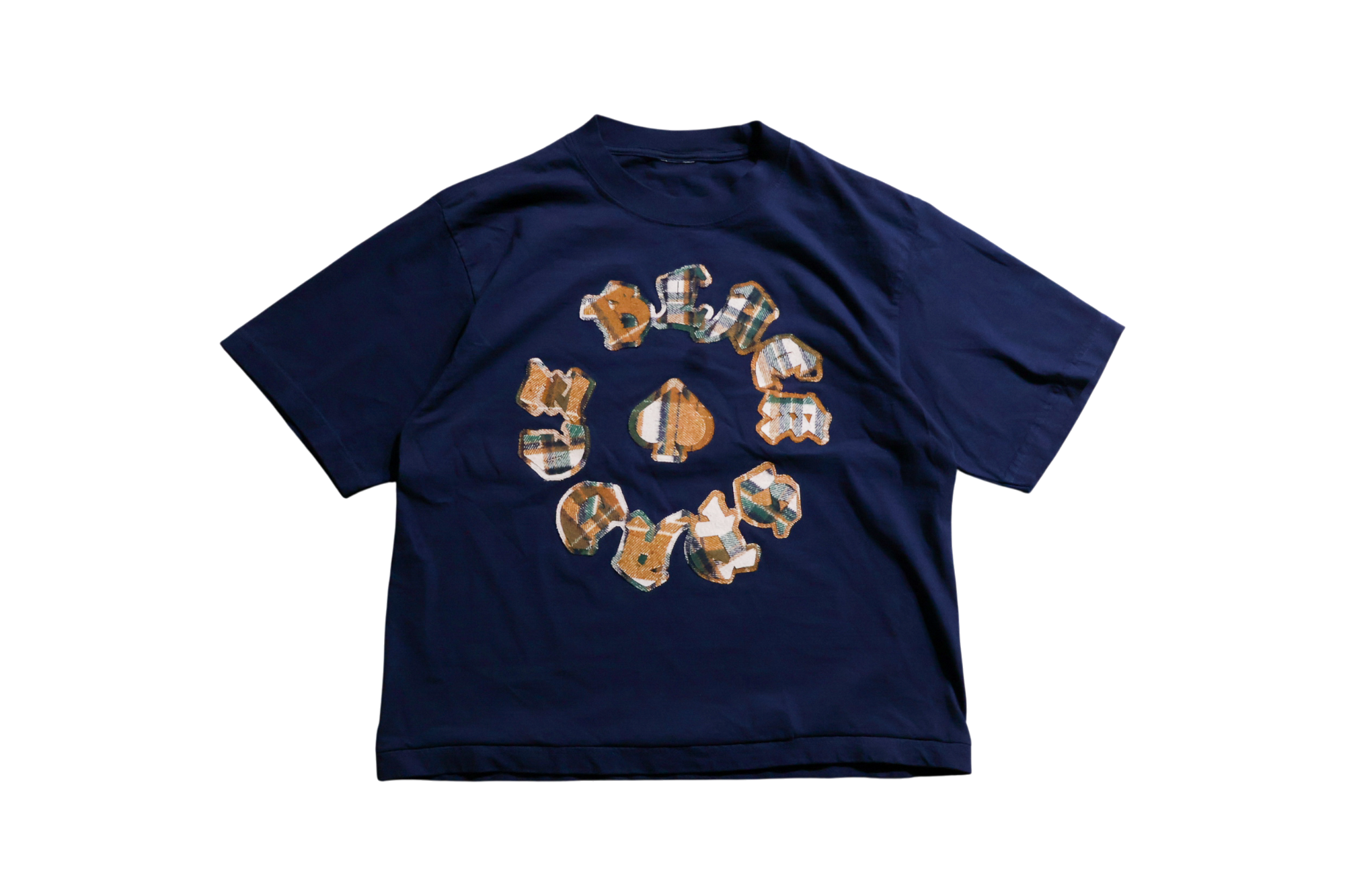 "PLAID HERITAGE" LEGACY Navy Tee