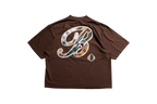 "PLAID HERITAGE" BROWN TEE