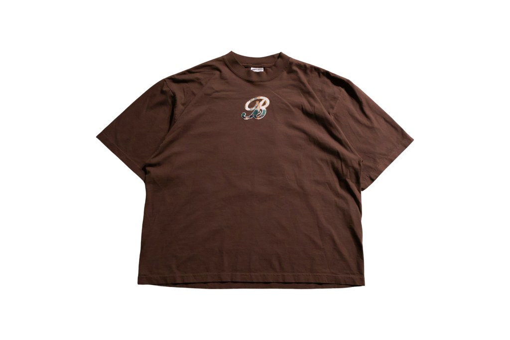 "PLAID HERITAGE" BROWN TEE