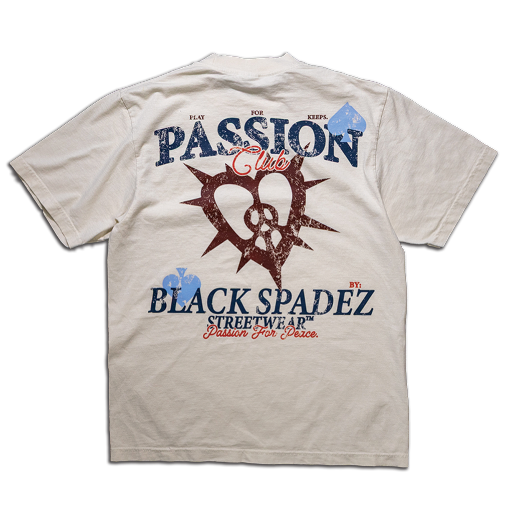 BSPC "SPADEZ & HEARTS" Tee Cream