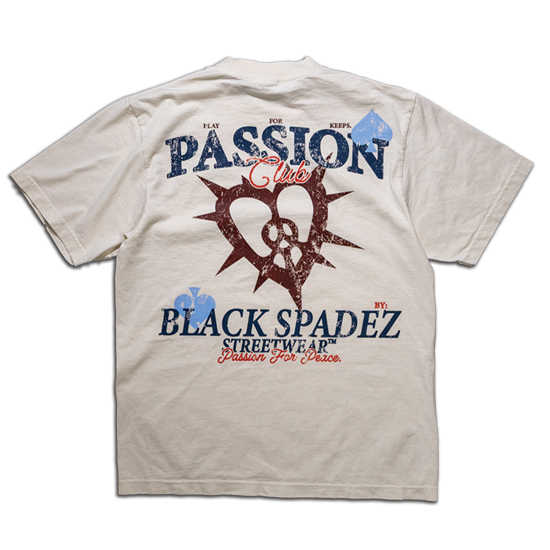 BSPC "SPADEZ & HEARTS" Tee Cream