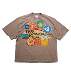 BSPC "STICKERS" Tee Oatmeal